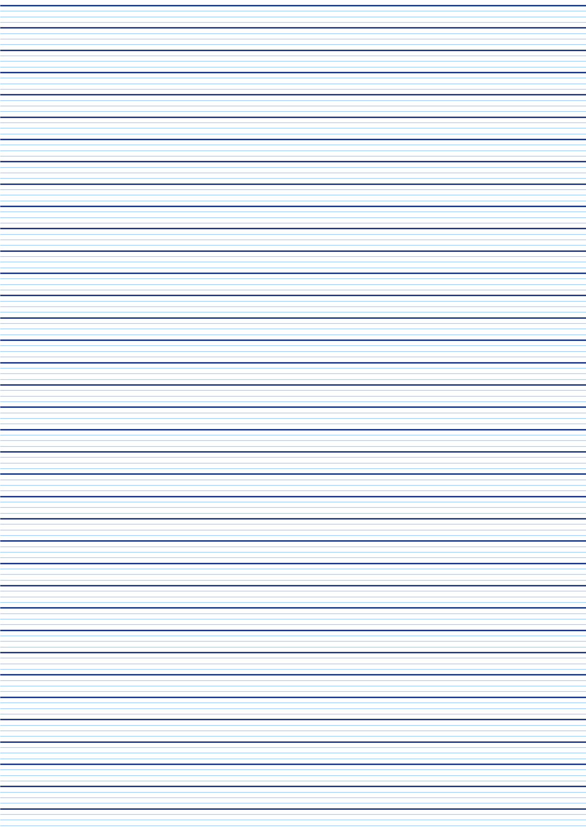 French Seyès Grid Paper Template PDF Preview