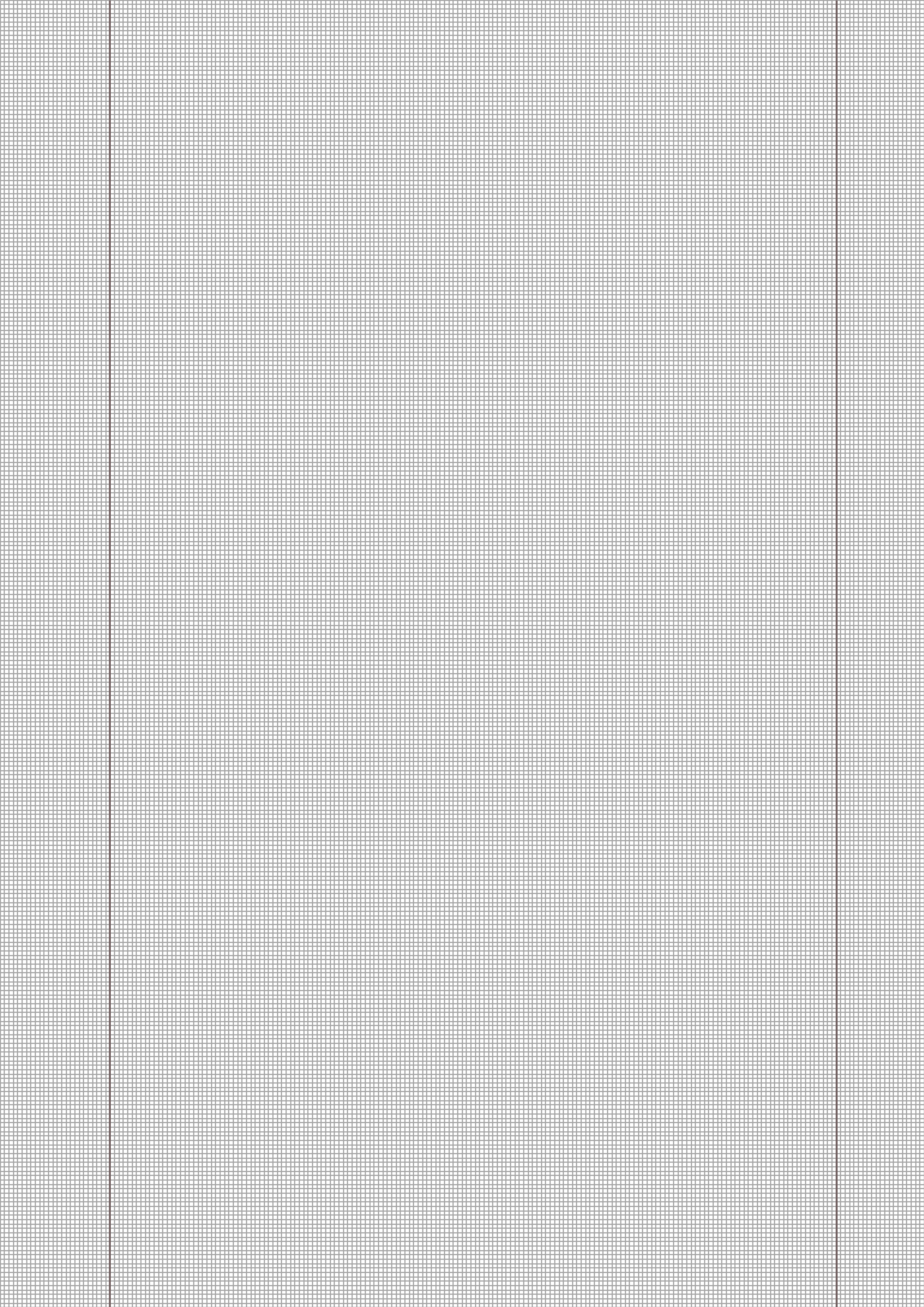 Fine 1mm Micro Graph Paper Template PDF Preview