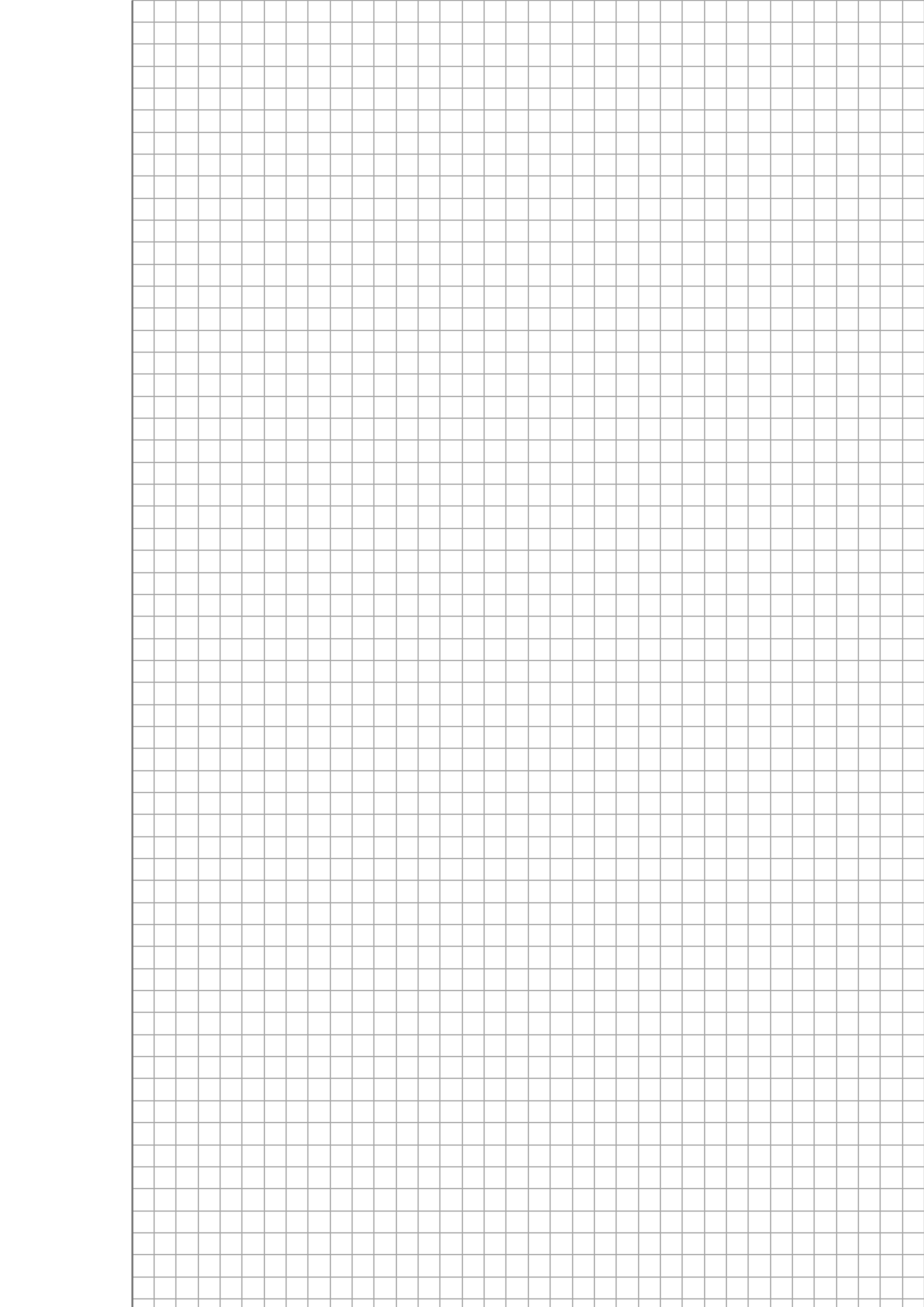 Indented 5mm Grid Paper Template PDF Preview